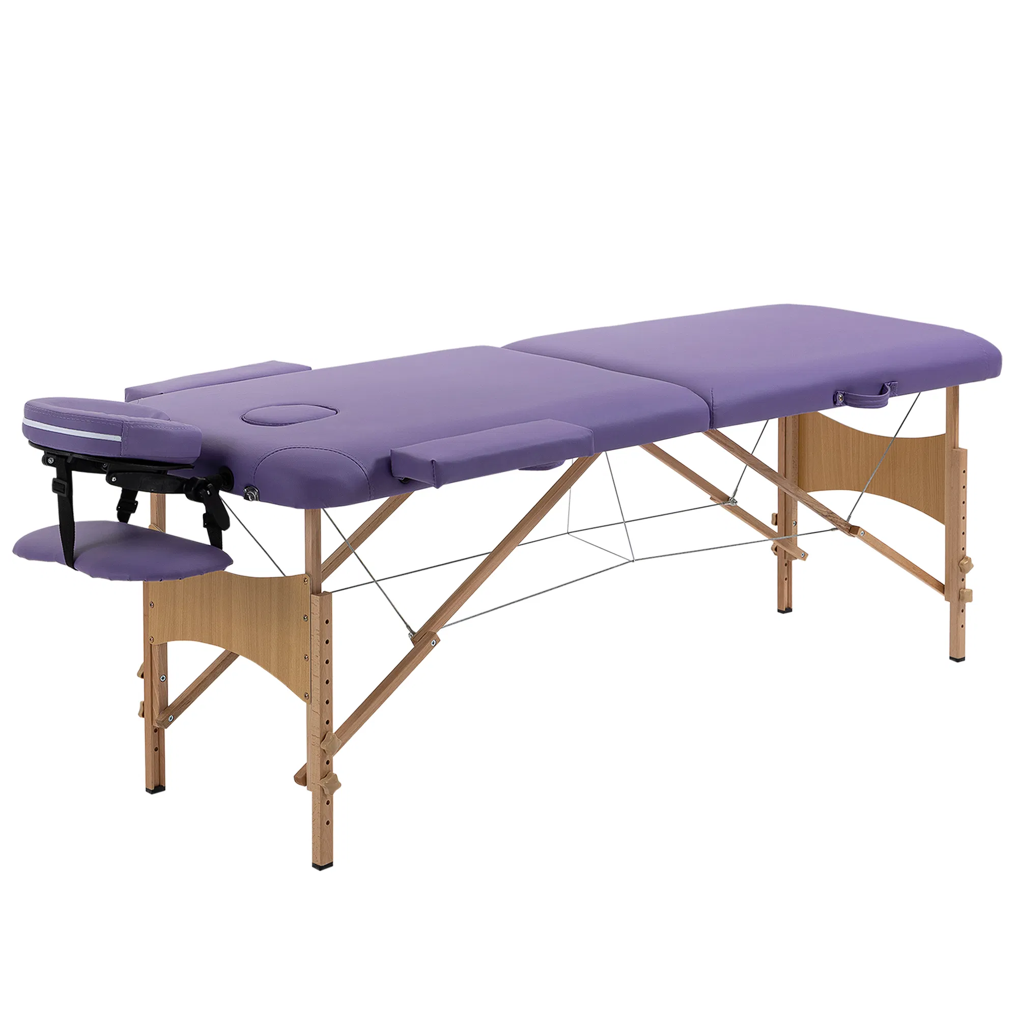 Portable Massage Table 72 Inch Adjustable Spa Bed Foldable Facial Couch with Carry Case…