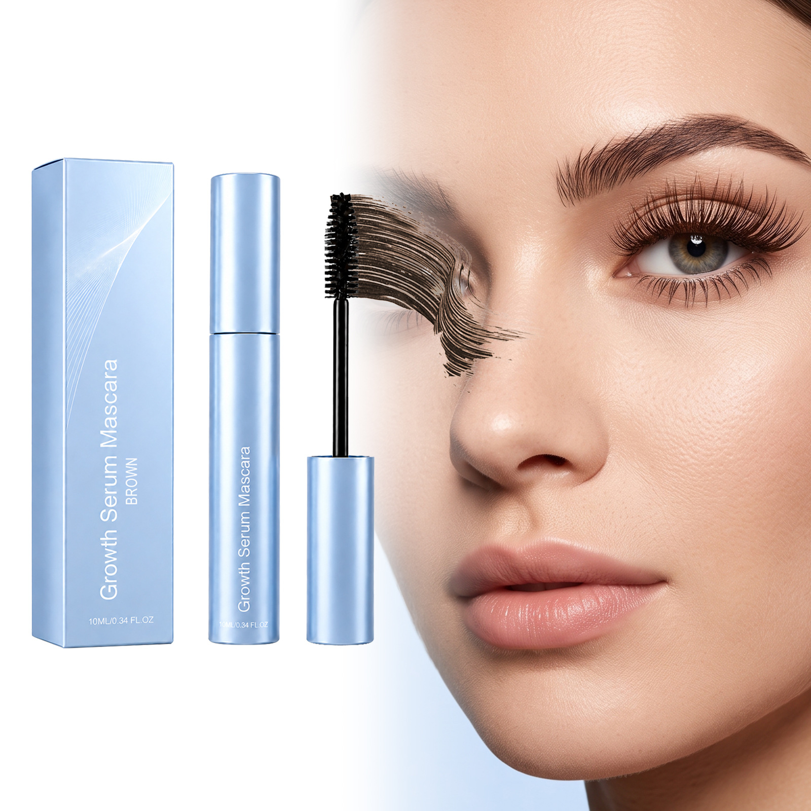 Essence Brown Mascaranatural Eye Makeup With A Lightweight, Smooth Texture That Lasts All…
