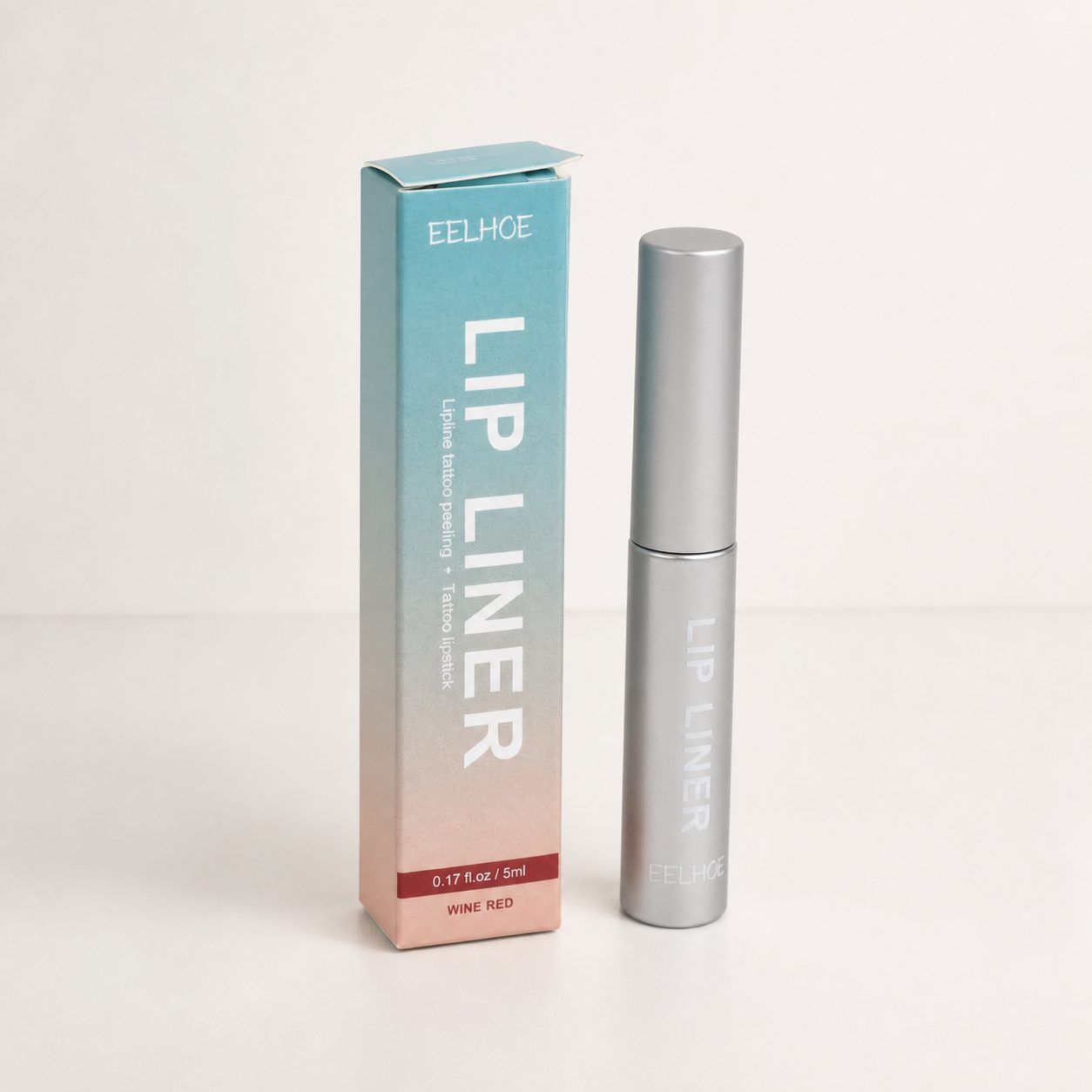 EELHOE Peel-Off Lip Liner, Burgundy, 5 ml