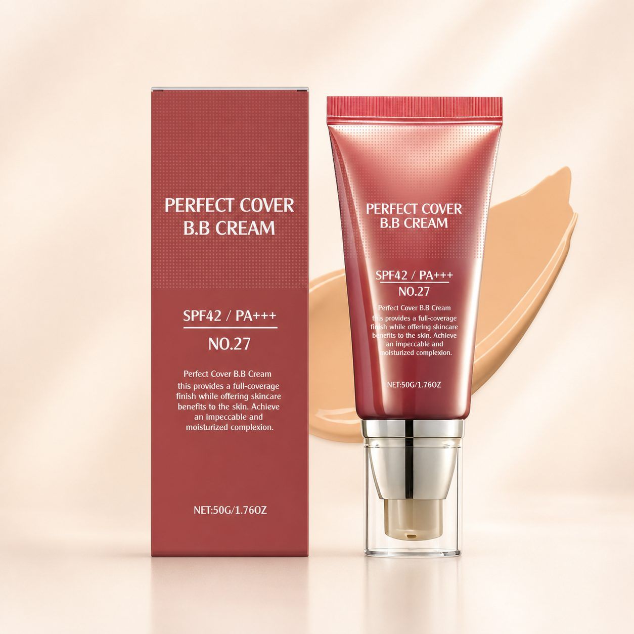 AMZ Concealer BB Cream, Skin Tone, 50 g