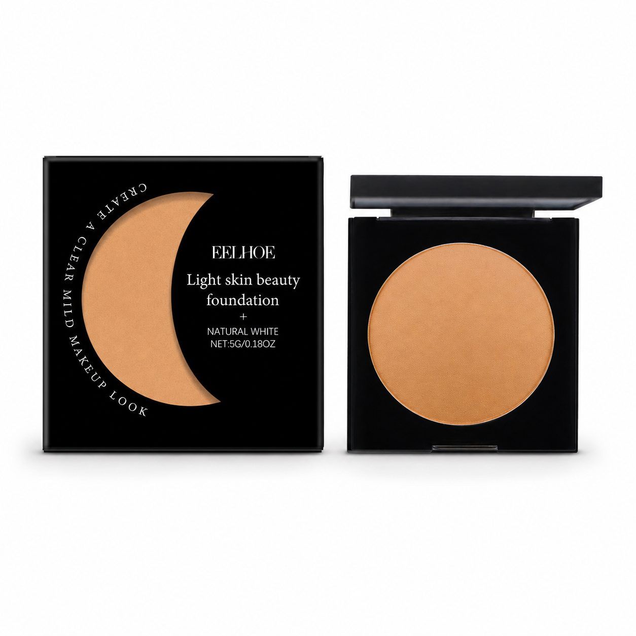 EELHOE Moisturizing Concealer Foundation Cream, Natural, 5 g