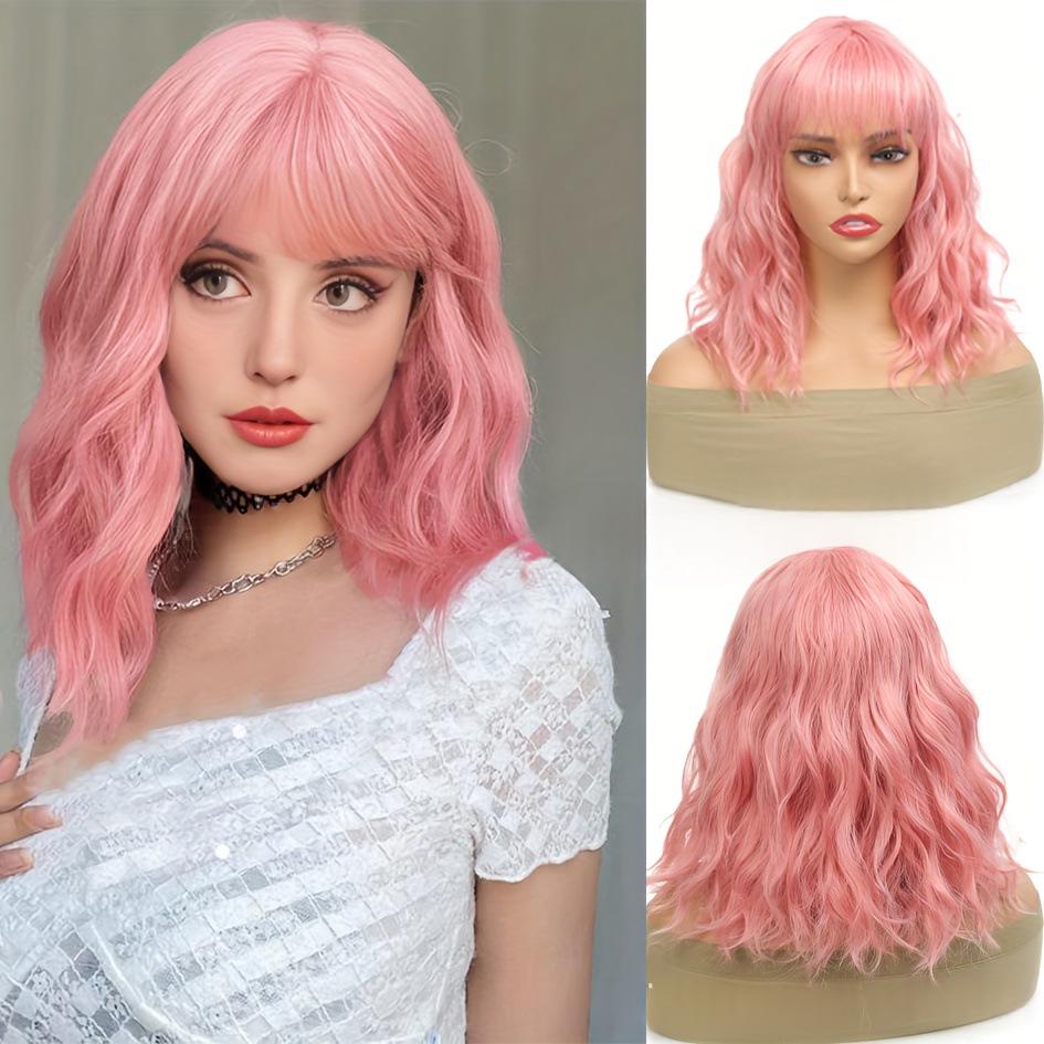 European And American-style Wavy Bob Wig