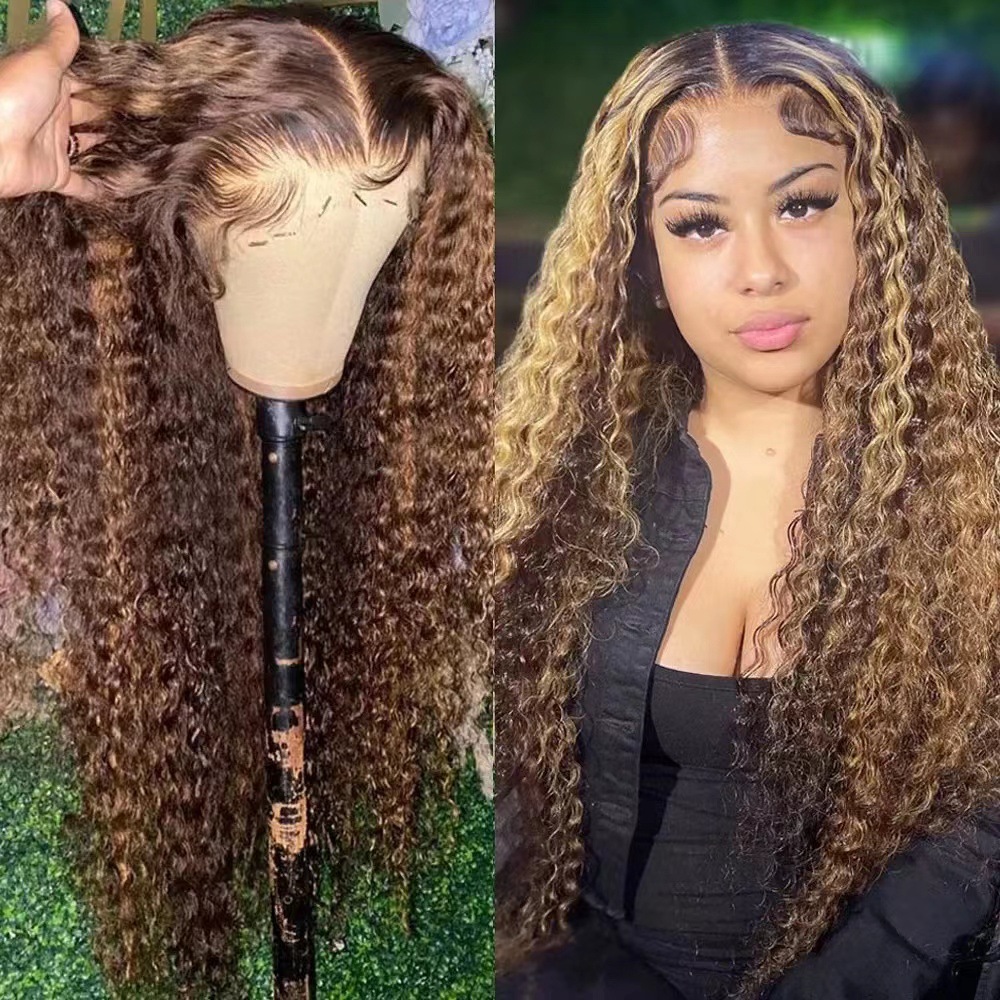 Womens Small Curls Lace Wig Cap