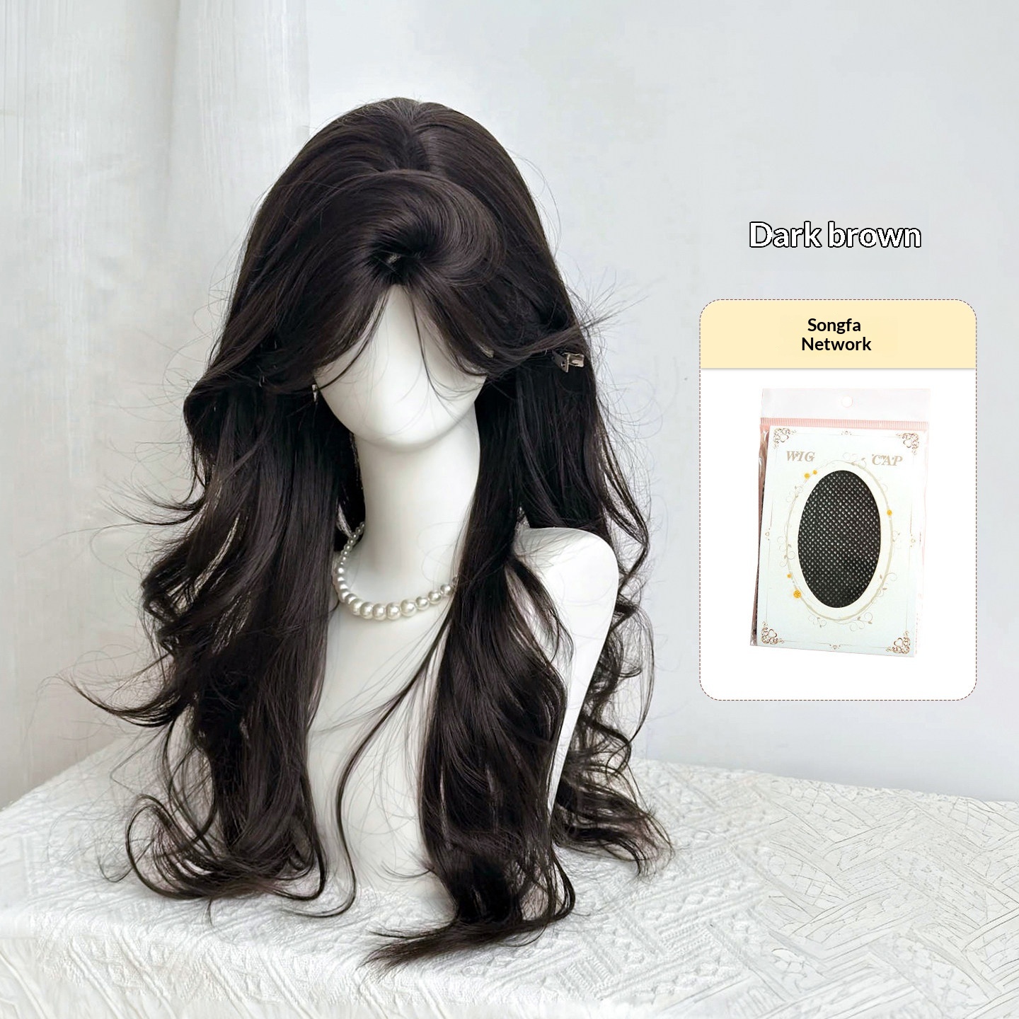 Long Layered Curly Wig That Can Be Braided