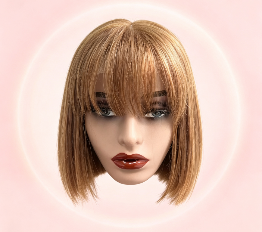 Real Hair Wig Full Head Set BOB Short Hair Long Straight Hair Wavy Curly Hair Factory Can…