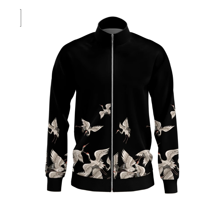 European And American Style Long-sleeve Zip-up Topcoat