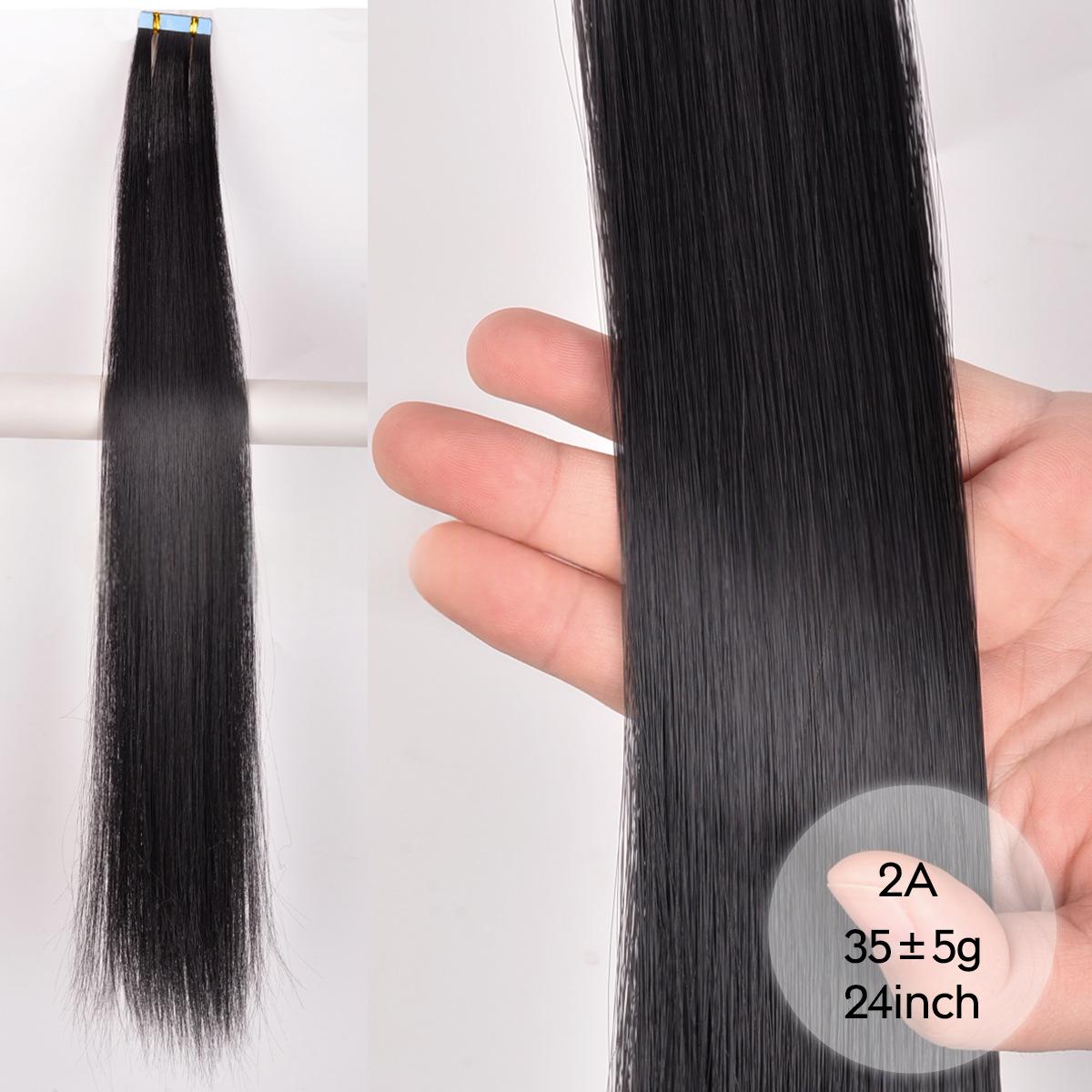 Colored Womens Hair Extension Synthetic Wig Pieces