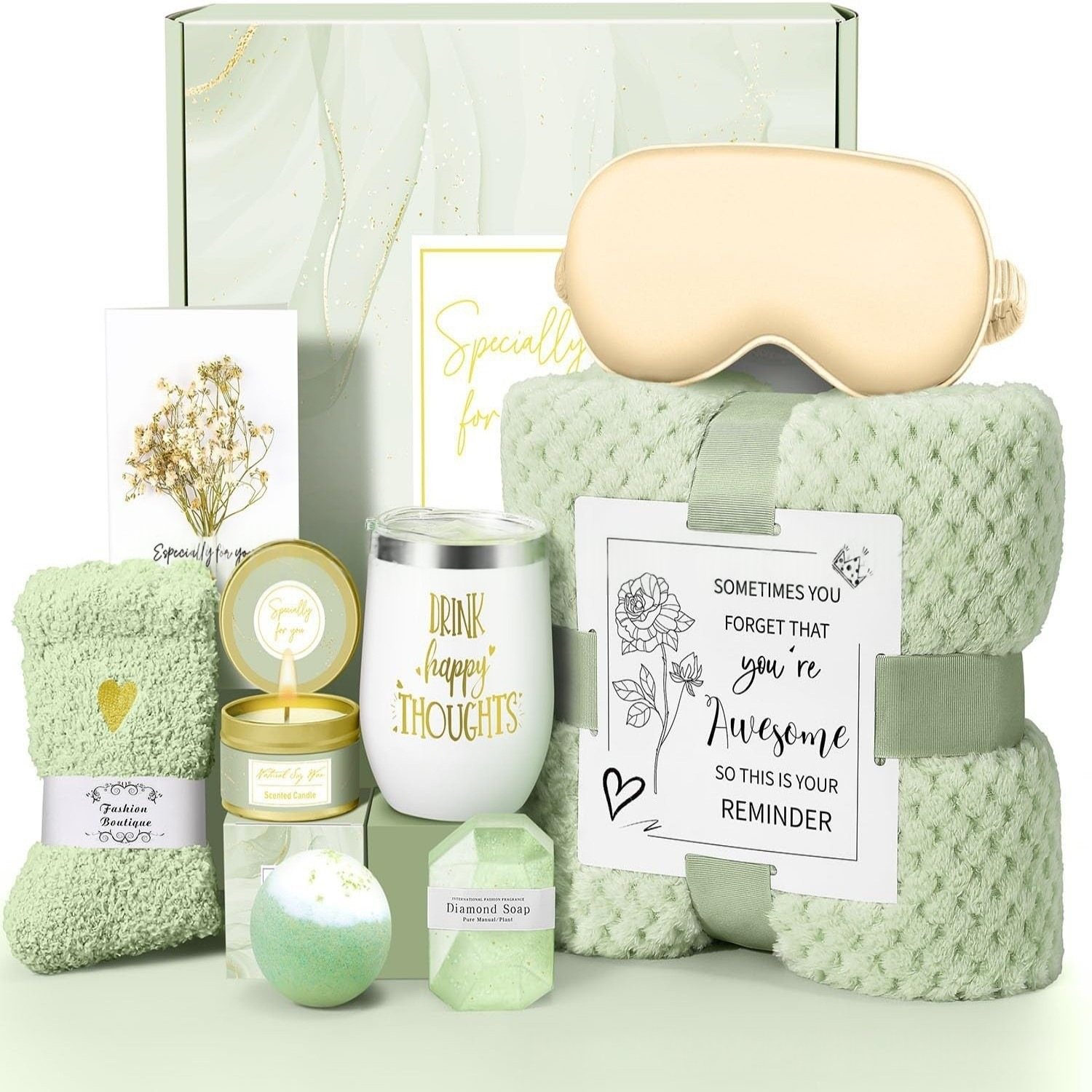 Scented Candle And Bath Gift Set
