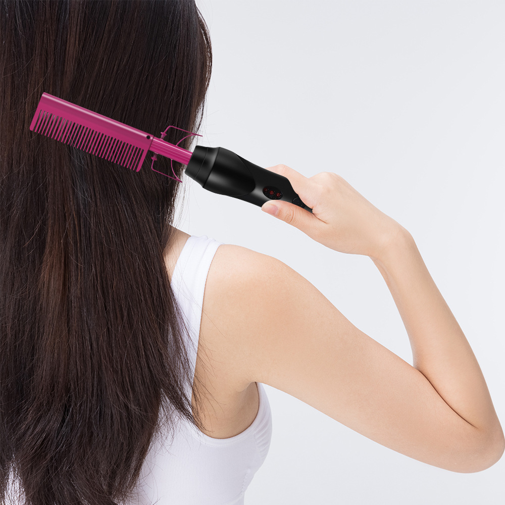 Copper Straightening Comb Electric Curling Iron