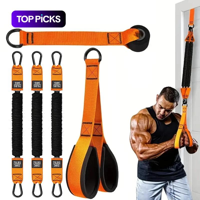 Best-selling 75-225 Lbs Home Fitness Training Set, Resistance Rope With Handle, Arm…