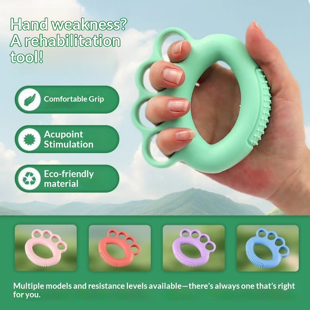 Grip Strengthener Rehabilitation Exercise Grip Ring Finger Fitness Training Equipment For…