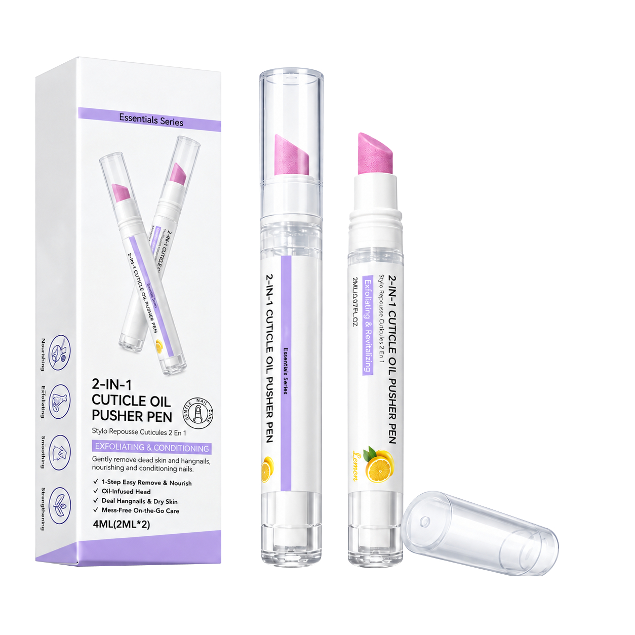 Two-in-one Cuticle Oil Push Pen
