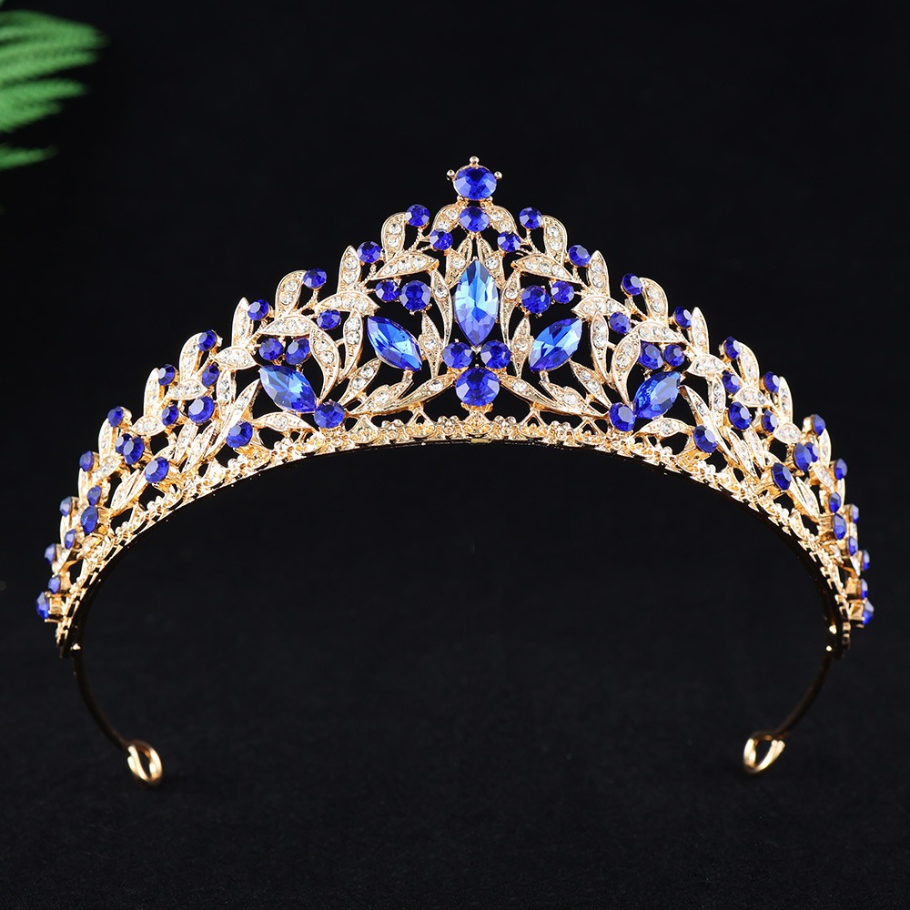 Alloy Rhinestone Princess Birthday Crown Photo Studio Hair Accessory