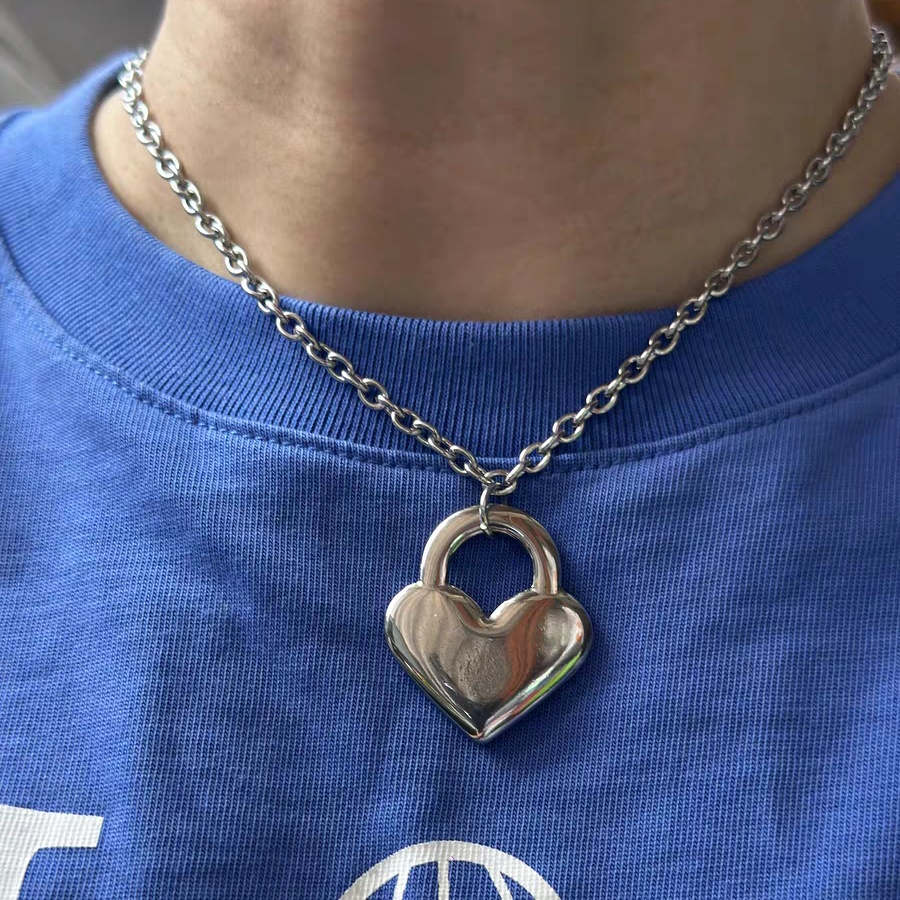 Love Heart Stainless Steel Pendant
