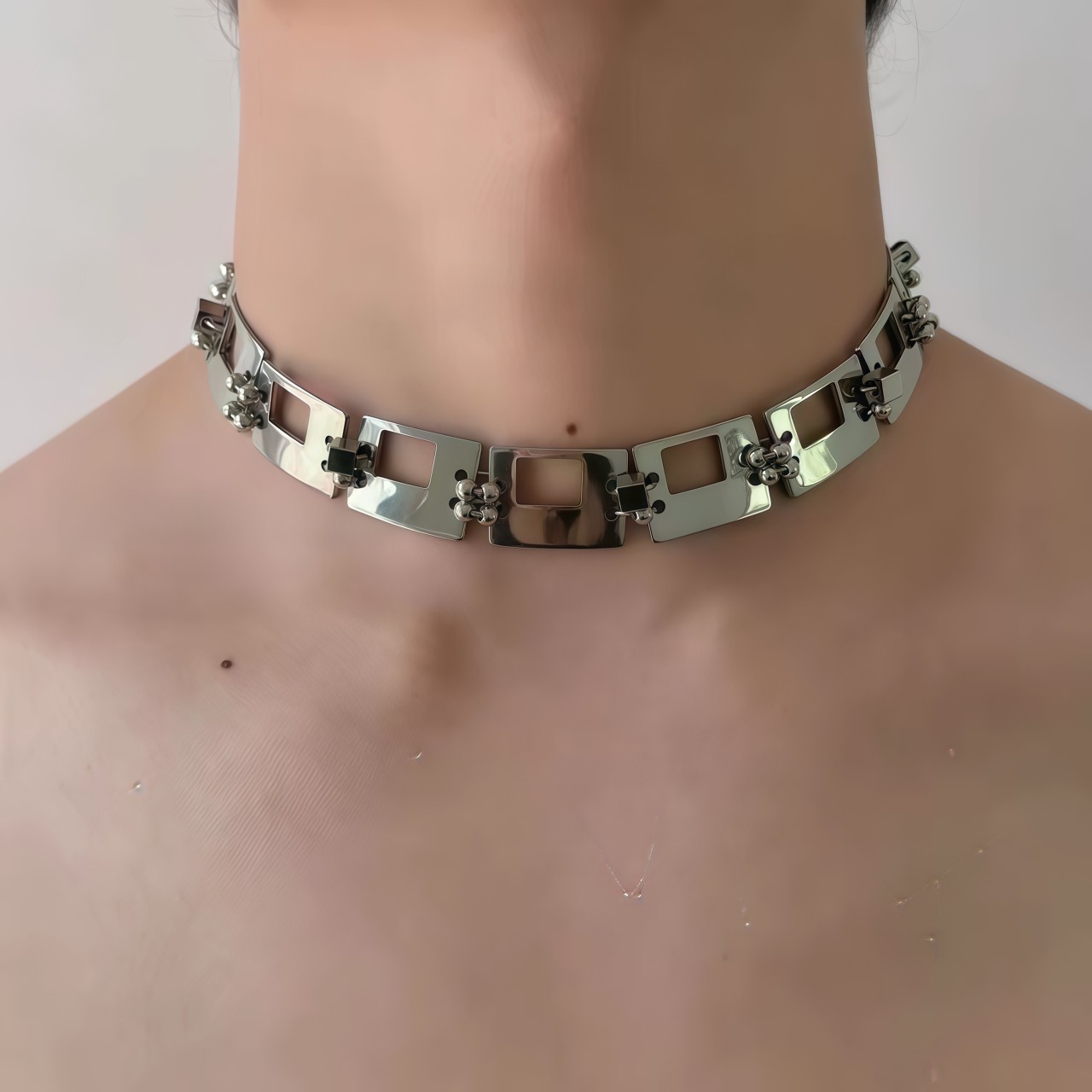 Punk Metal Future Machinery Necklace