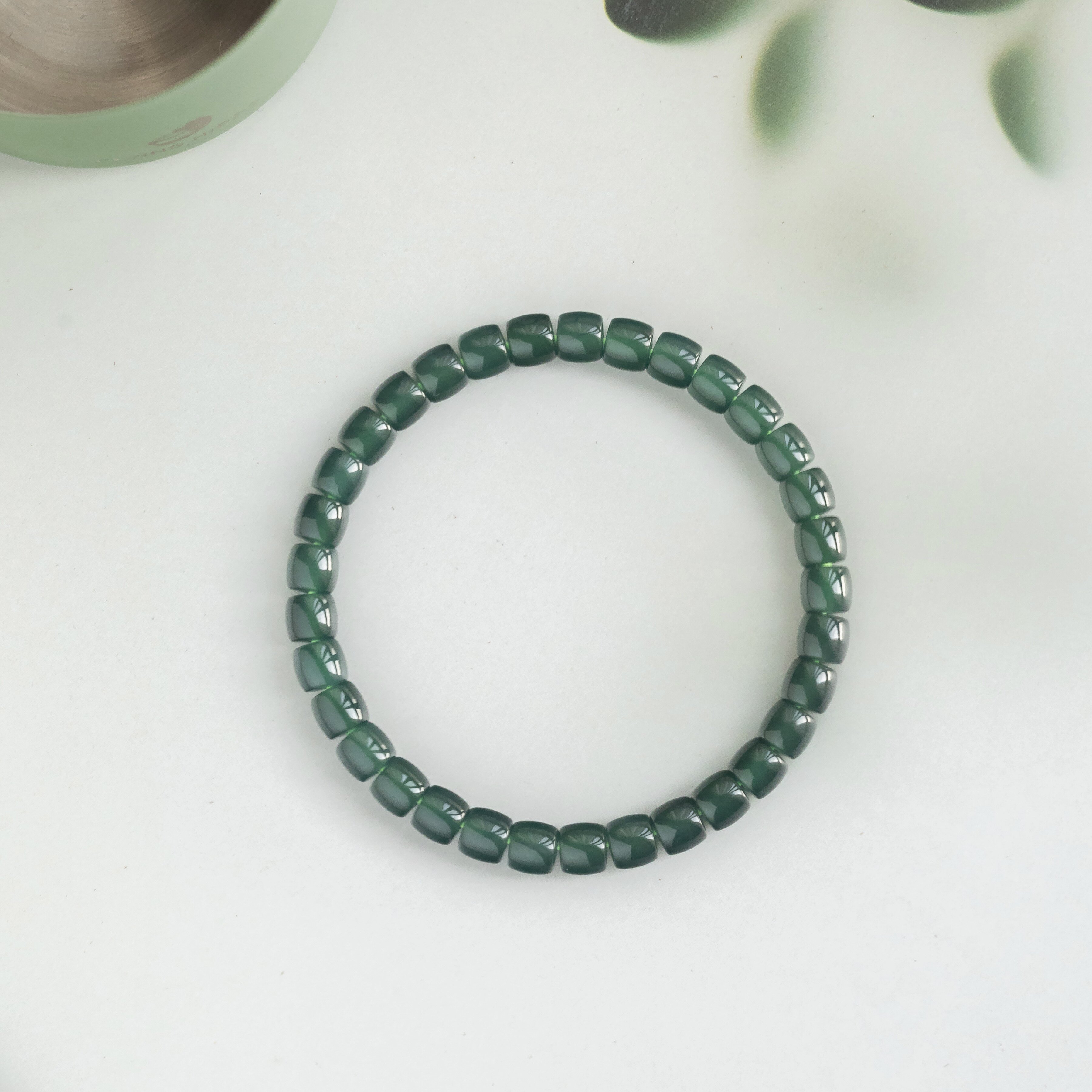 Men's And Women's Blue Water Emerald Bracelet