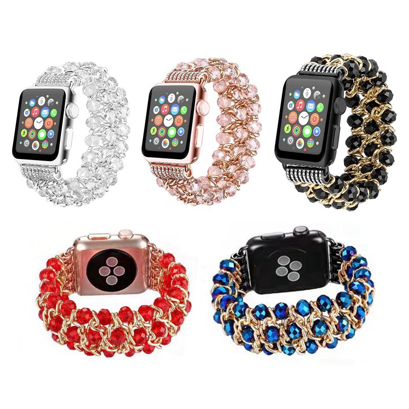 24 New Model Suitable For IWatch Strap Iwatch98765421 Chain Pearl Iwatch Homemade…