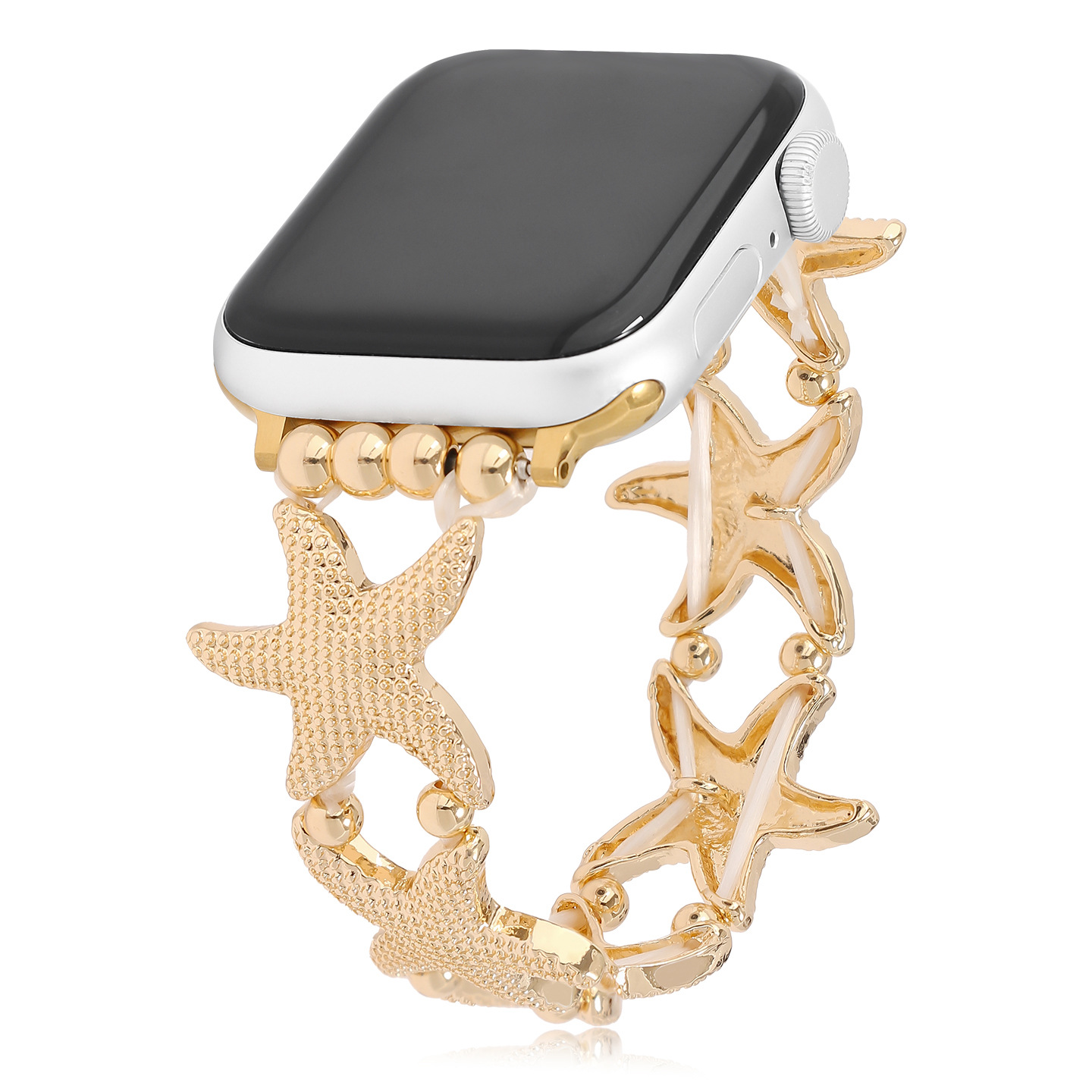 Starfish Strap Suitable For Iwatch9876 Watch Metal Strap Five-Pointed Star Bracelet…