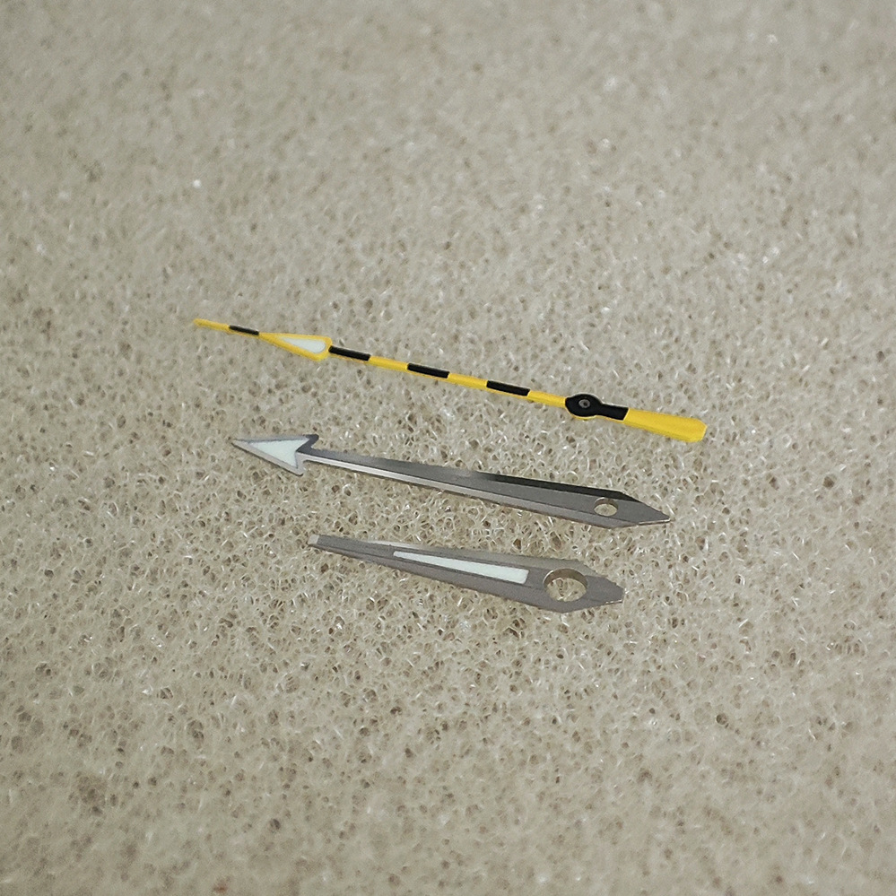 Blue Luminous Three-hand Set Compatible With NH35 NH36 4R And 7S Movements