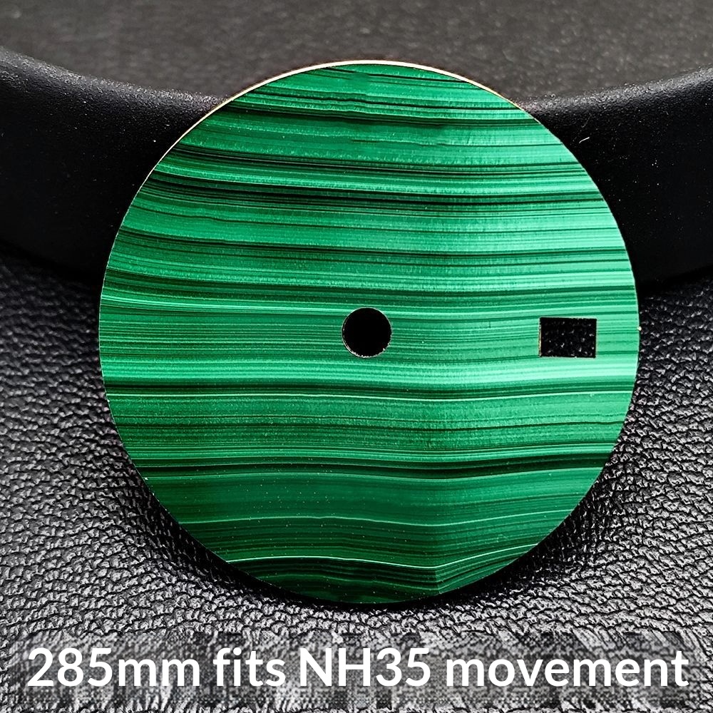 Watch Accessory Malachite Dial With Mechanical Movement