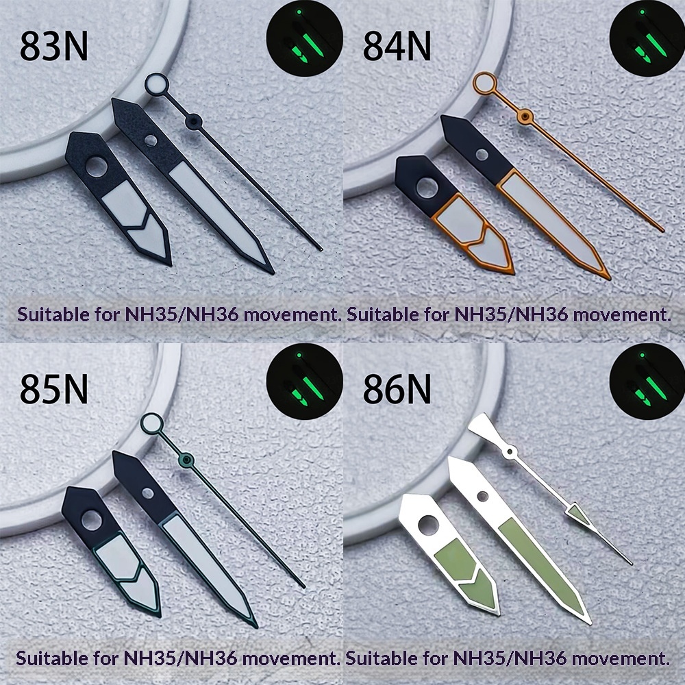 Watch Hand Accessories Modified Hands Compatible With NH35NH36 Movements Luminous Watch…