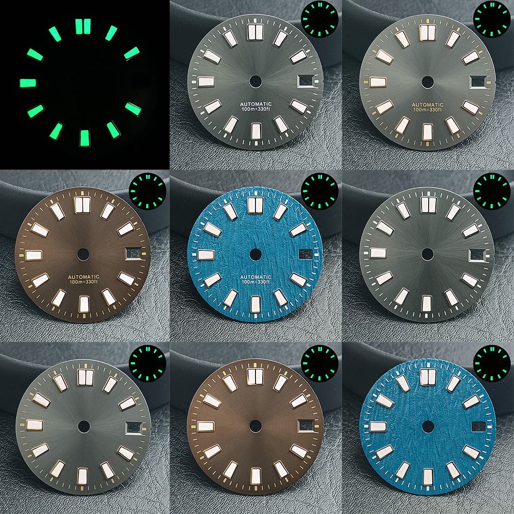 Sunburst Dial Compatible With NH35 Mechanical Movement