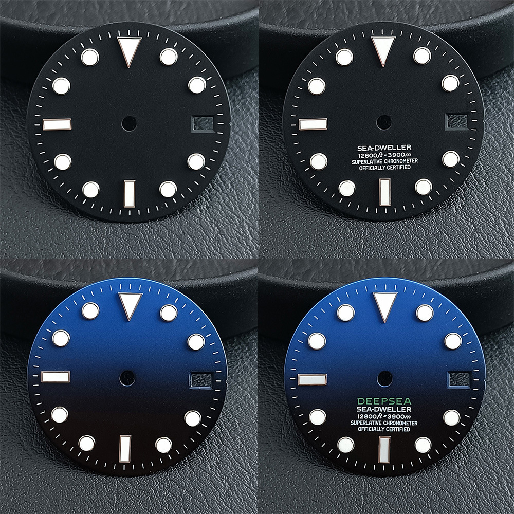 Blue-green Luminous Dial Accessories Suitable For NH35 And NH36 Movements