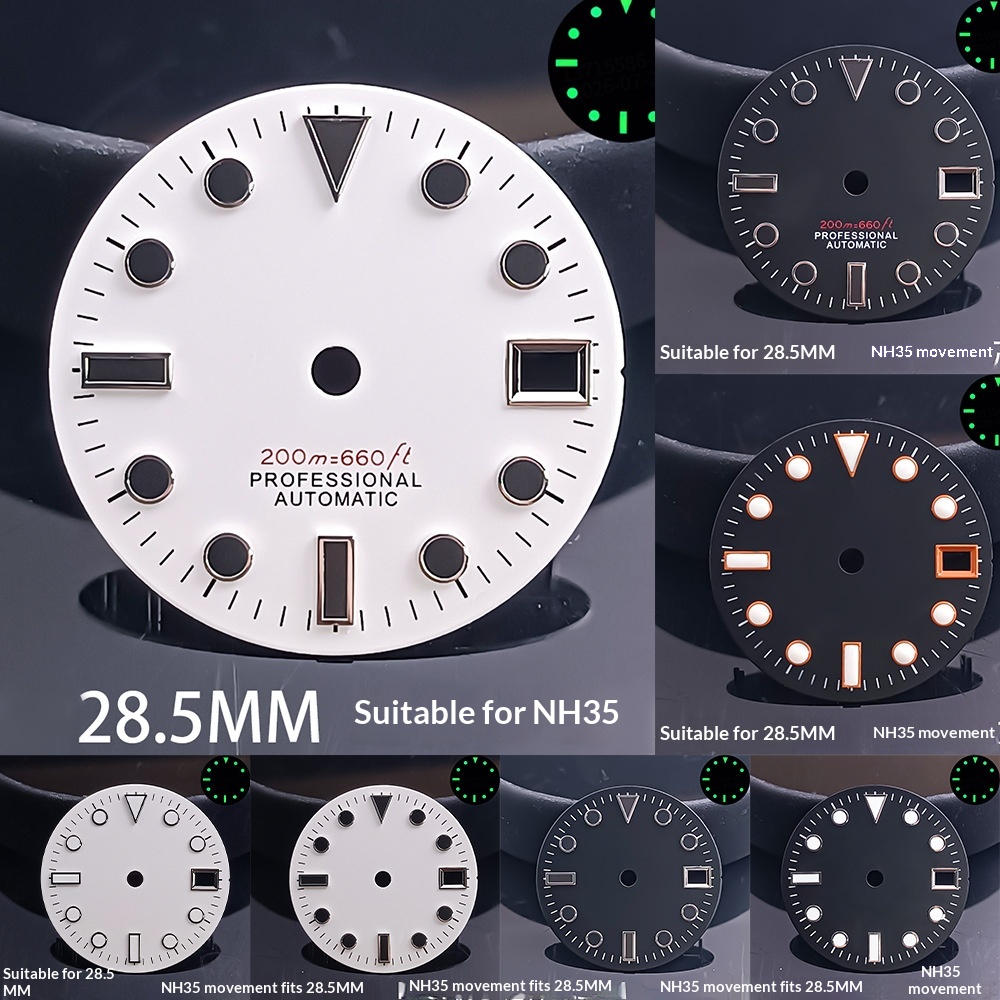 Dial For NH35 Movement Dive Mechanical Watch