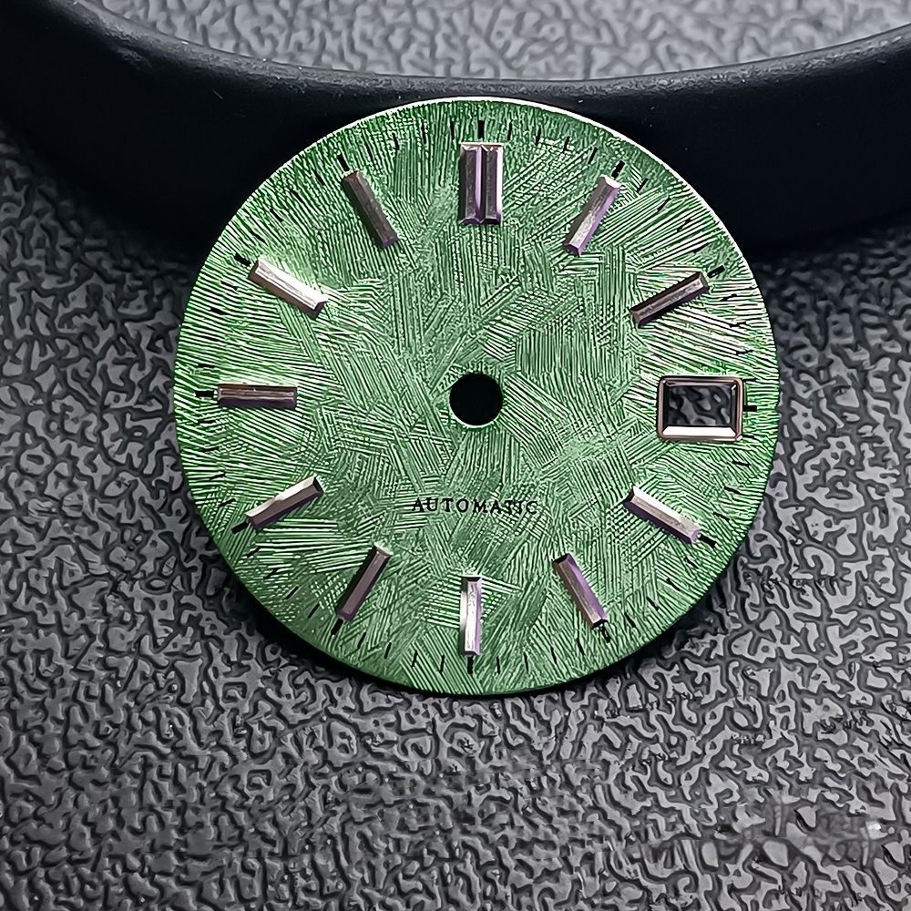 Birch-grain Watch Dial For NH35 Movement