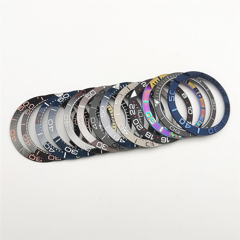 38mm Ceramic Watch Bezel Ring - Replacement Outer Case Accessory for Timepieces
