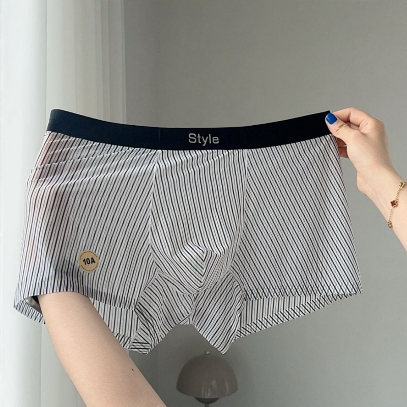10A Antibacterial Camellia-Scented Moisturizing Striped Printed Underwear