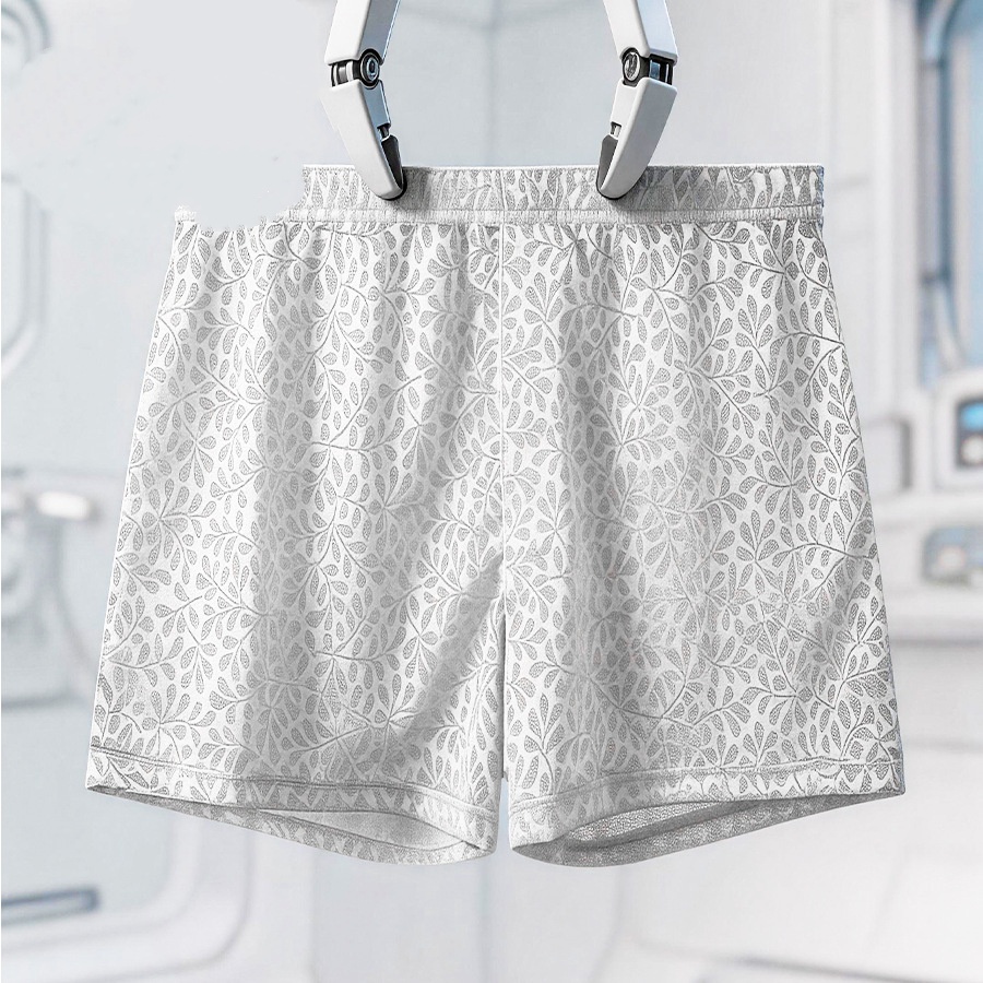 Solid-color Ice-silk Mens Underwear Large Size Breathable