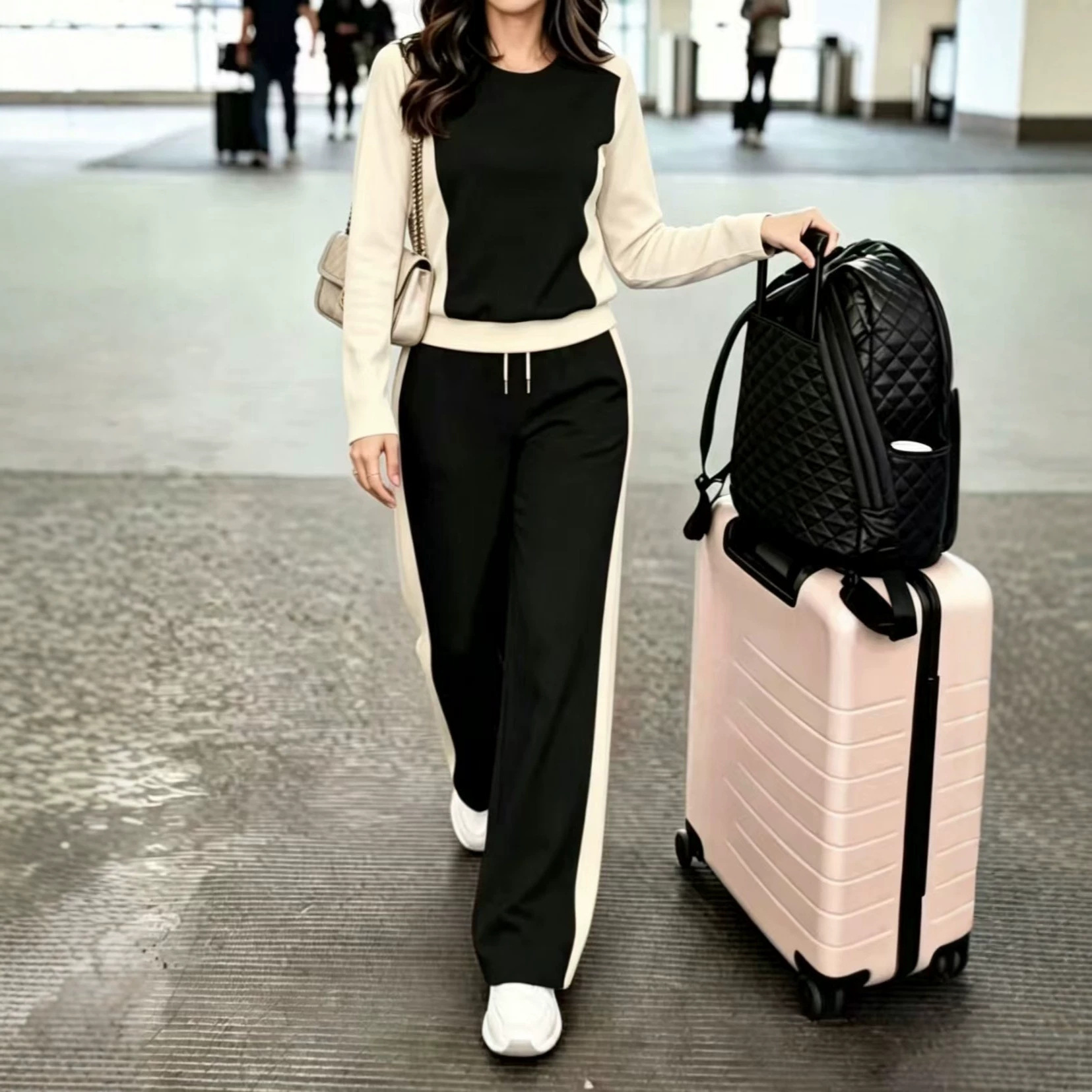 Women's New Long Pants Sporty Casual Set