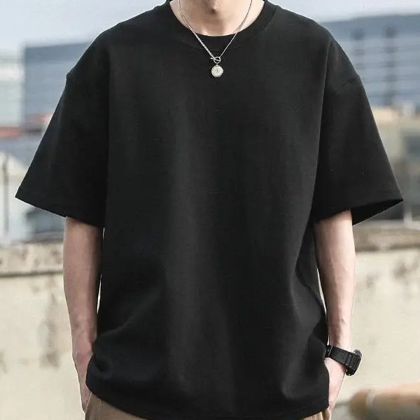 Men's Breathable Pure Cotton Short-sleeve T-shirt