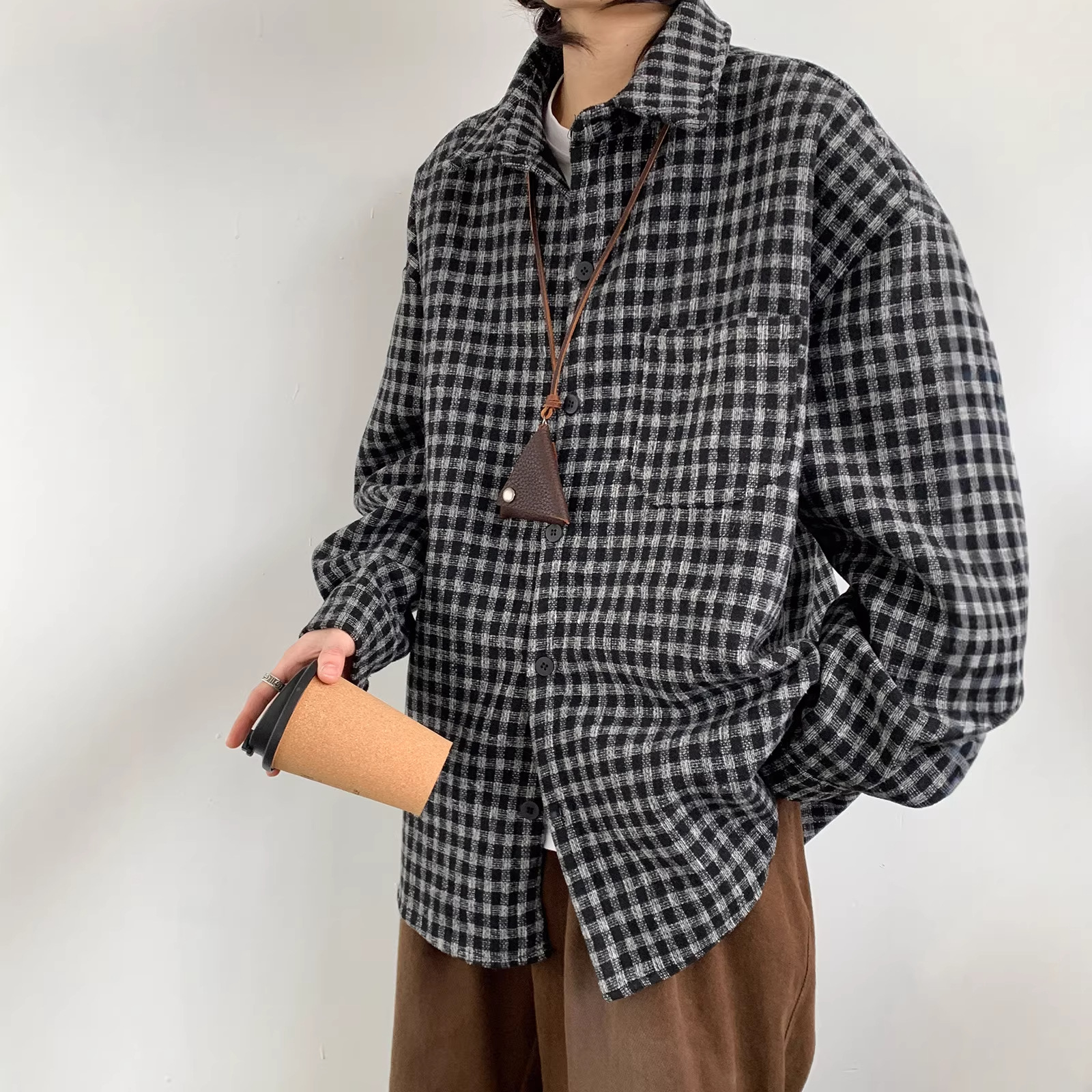 Versatile Retro Loose-Fit Mens Jacket