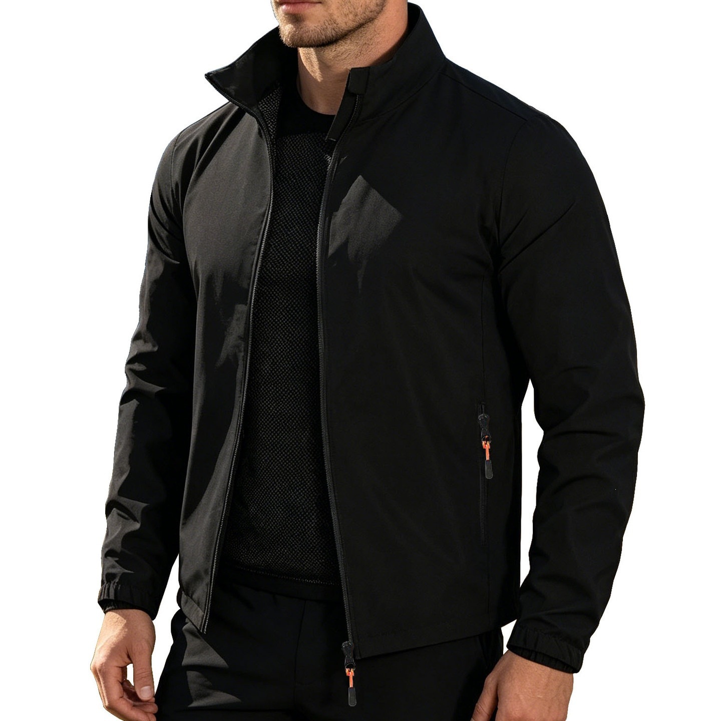 Mens Autumn Jacket SpringAutumn Style Youth All-Match Hooded Retro Casual Streetwear…