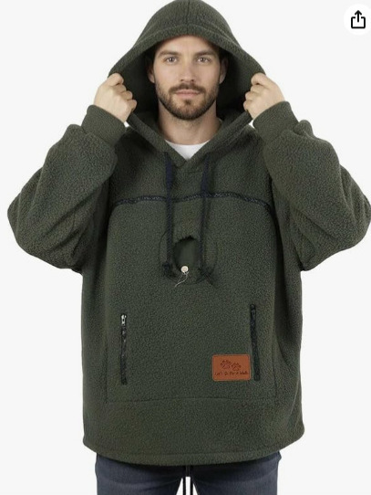 European And American Style Fleece-Lined Hooded Sweatshirt, Unisex, Loose Fit, Casual…
