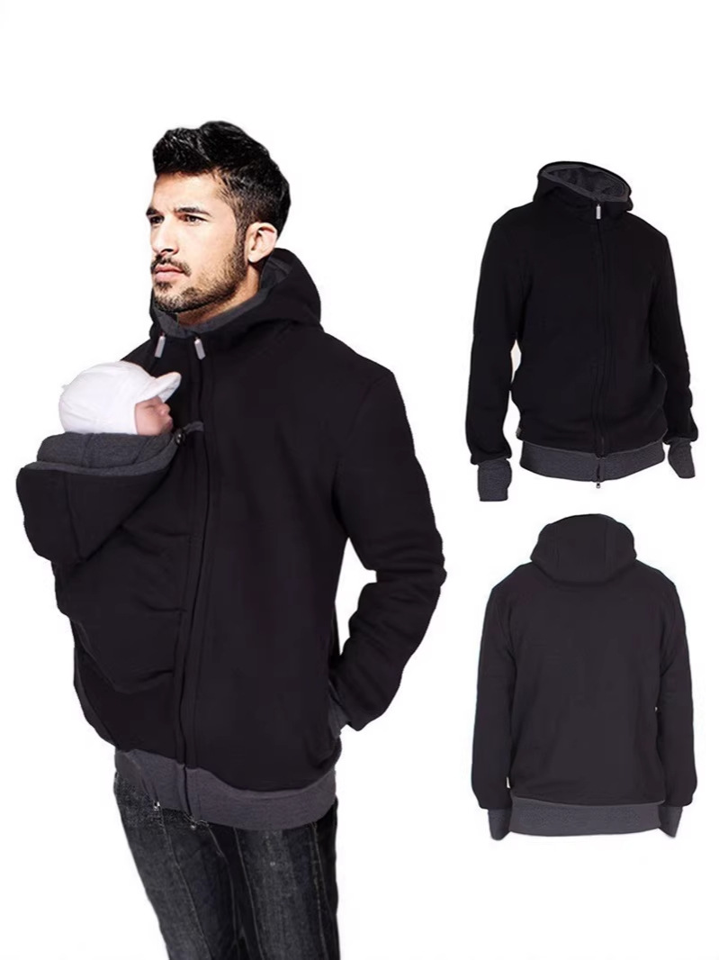 European And American Style Two-In-One Multifunctional Kangaroo Dad Sweatshirt Autumn And…