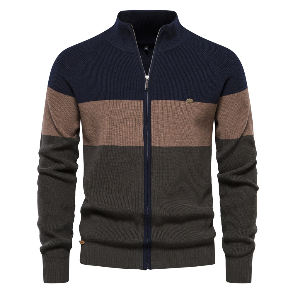 Men's Sweater Coat European Size Autumn And Winter Sweater Cardigan Fashion Coat Men
