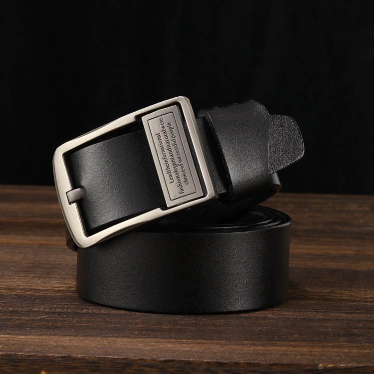 Explosion Leather Belt Men's Leather Belt Retro Pure Leather Belt Men's A Generation Of…
