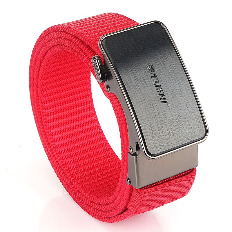 Mens Outdoor Sports Woven Nylon Belt