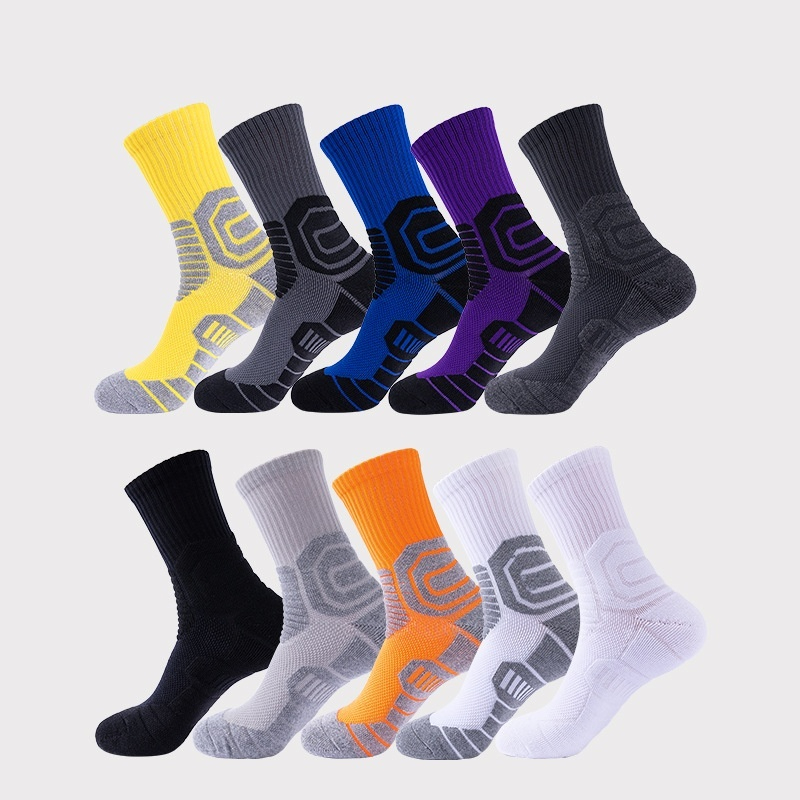 Professional Breathable Shock-absorbing And Non-slip Athletic Socks