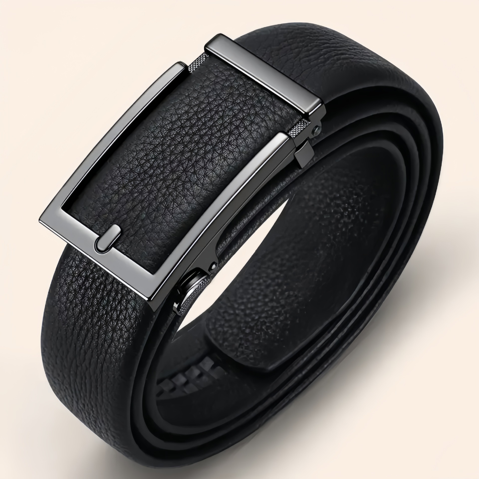 Men's Inward-folding Casual All-match Genuine Leather Belt