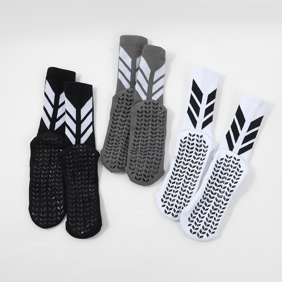 High-top Dotted-embroidery Football Socks