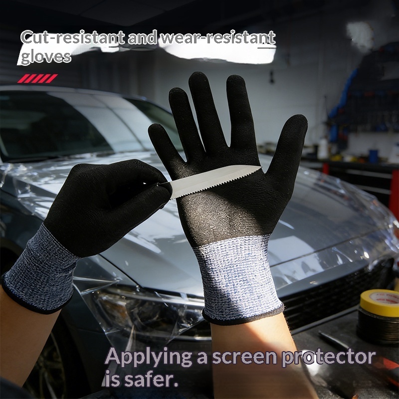 Qili Automotive Film Application Tool Color-changing Film Gloves