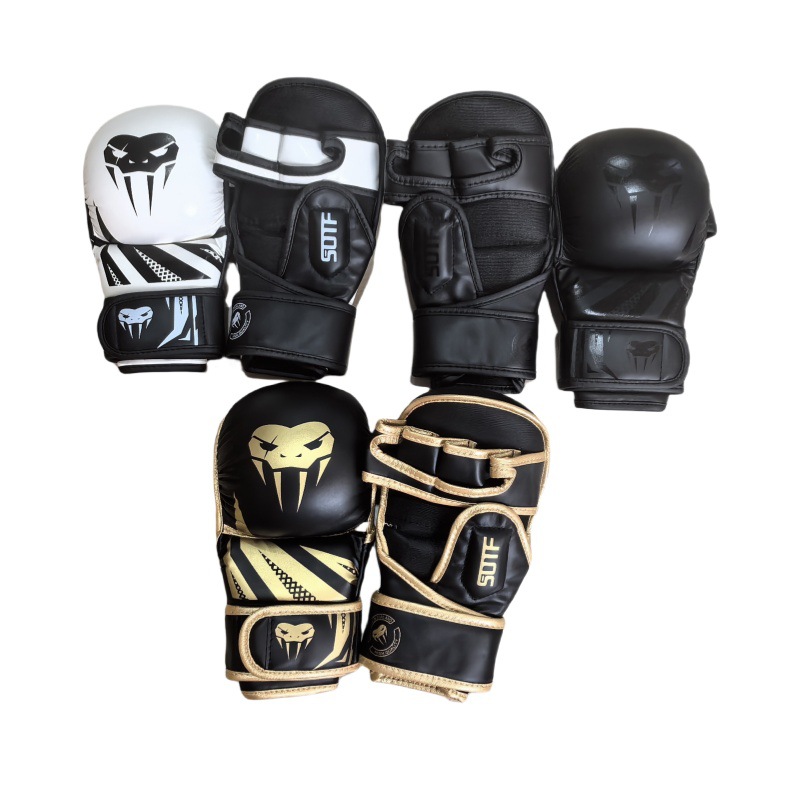 Men's Boxing Half-finger Sanda Gloves
