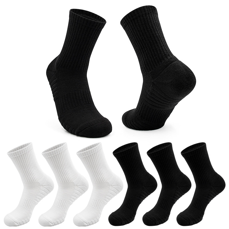 Combed Cotton Basketball Socks Knee-high Socks