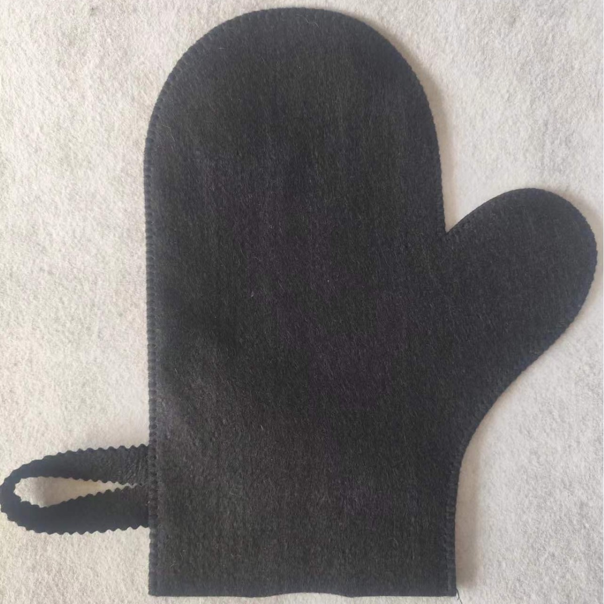 Felt Sauna Gloves Scald-proof And Absorbent Five-finger Gloves