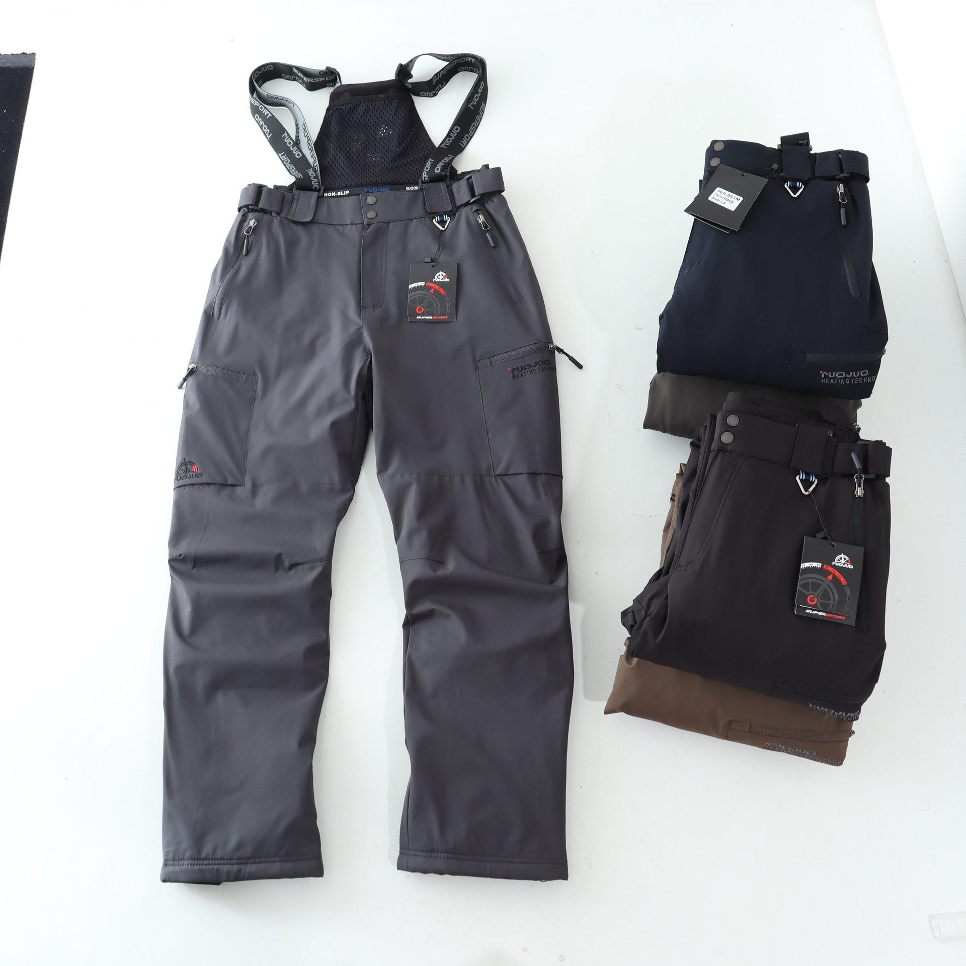 Men's Cold-resistant Abrasion-resistant Insulated And Thickened Ski Pants