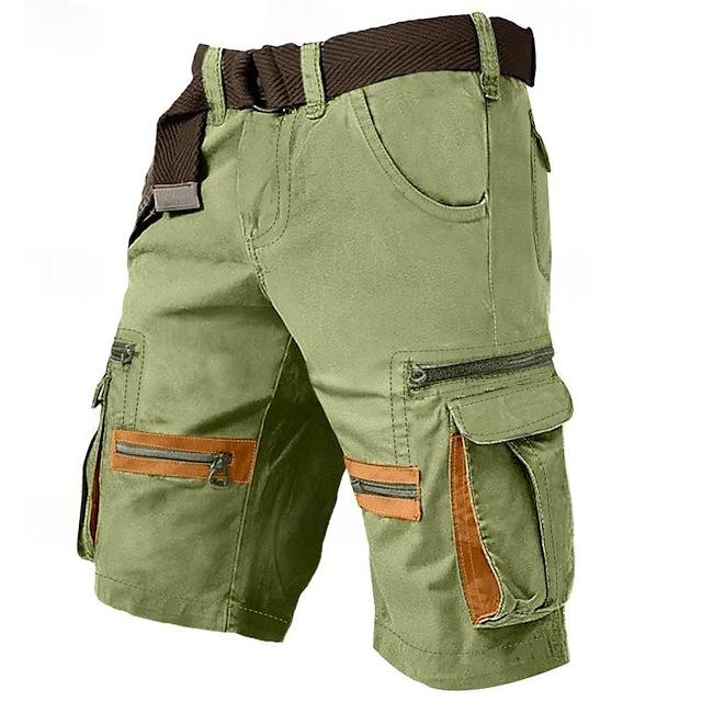 Men's Breathable Outdoor Work Shorts With Multiple Pockets